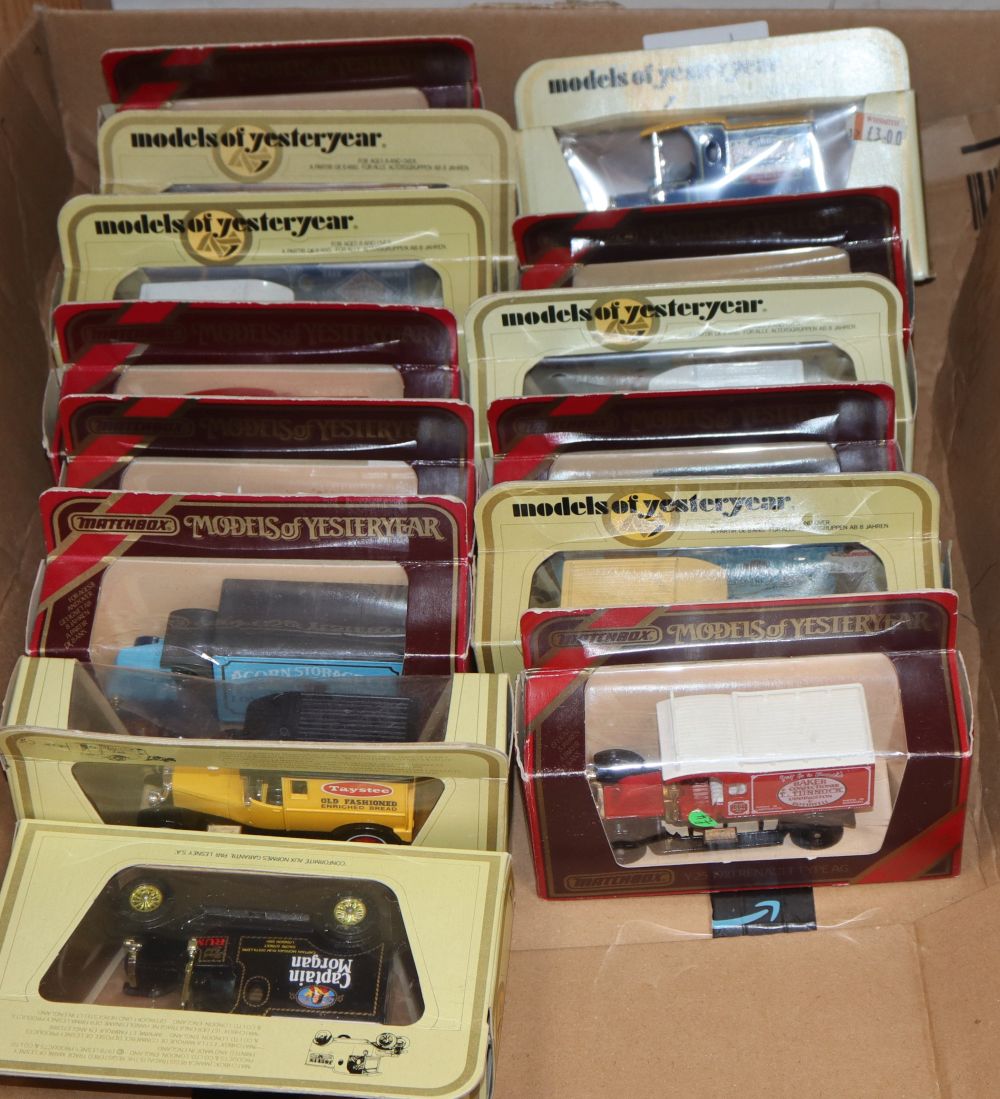 Fourteen boxed models of Yester Year vehicles